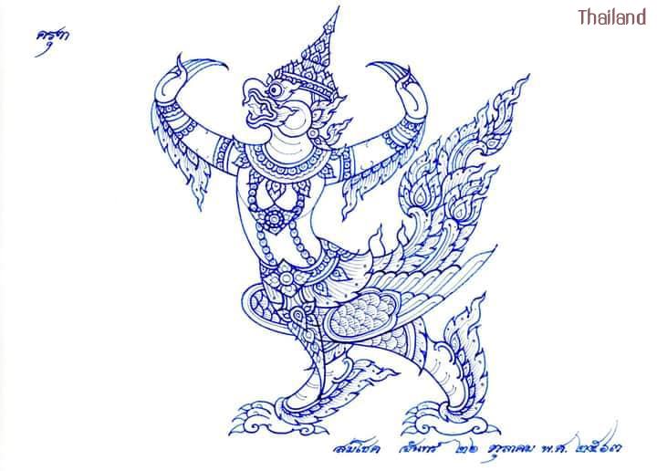 Thai Line Art "ลายไทย" ©credit: สมโชค สินนุกูล | THAILAND 🇹🇭