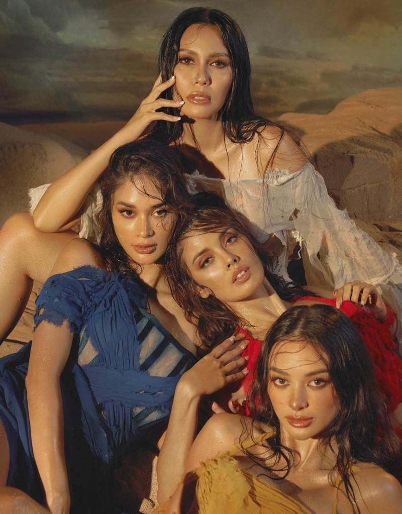 Pia, Megan, Kylie, Angelia @ Harper's Bazaar Vietnam July 2021