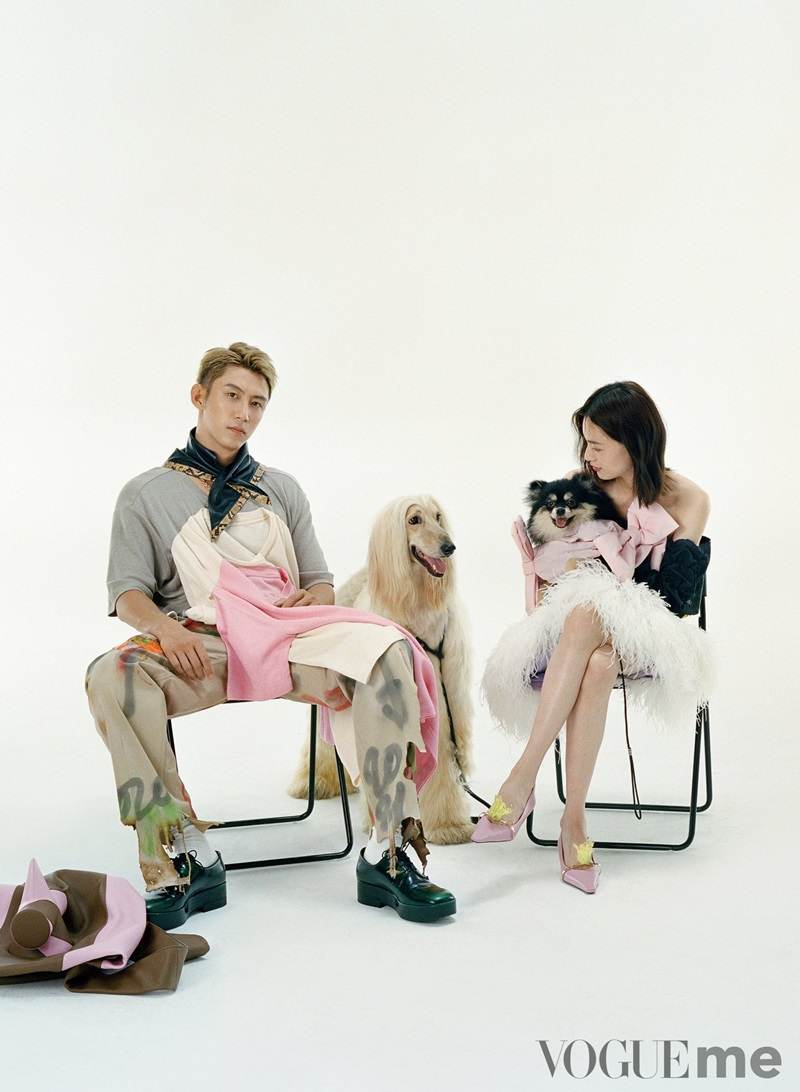 Huang Jingyu & Qiu Tian @ VogueMe China August 2021