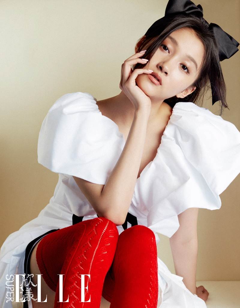 Guan Xiaotong @ SuperELLE China August 2021