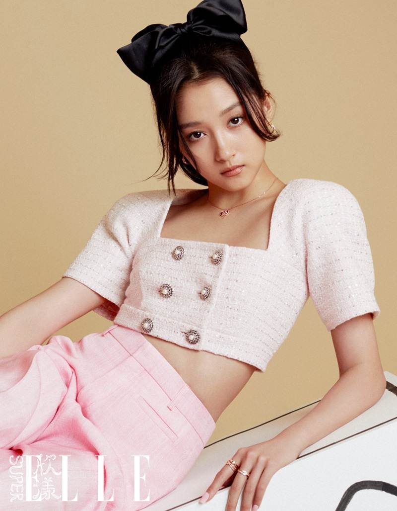 Guan Xiaotong @ SuperELLE China August 2021