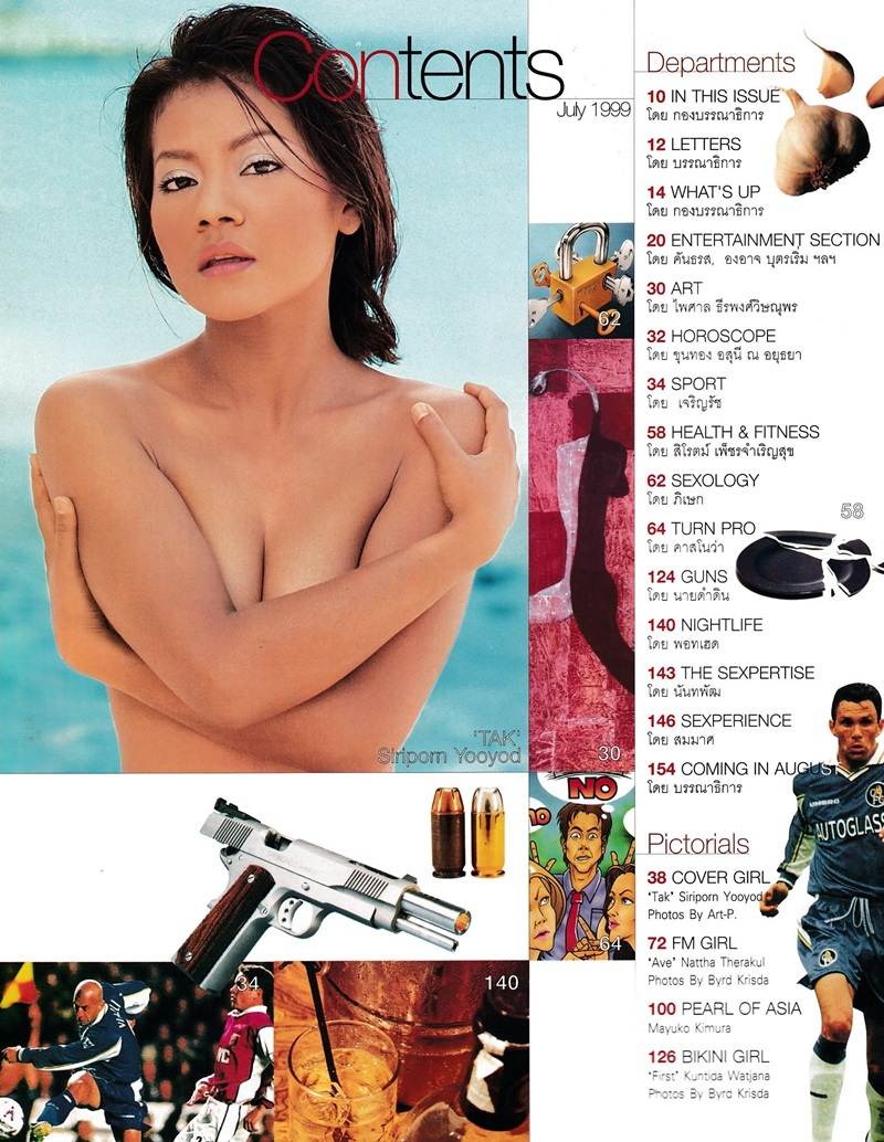 (วันวาน) ตั๊ก ศิริพร @ For Men vol.2 no.4 July 1999
