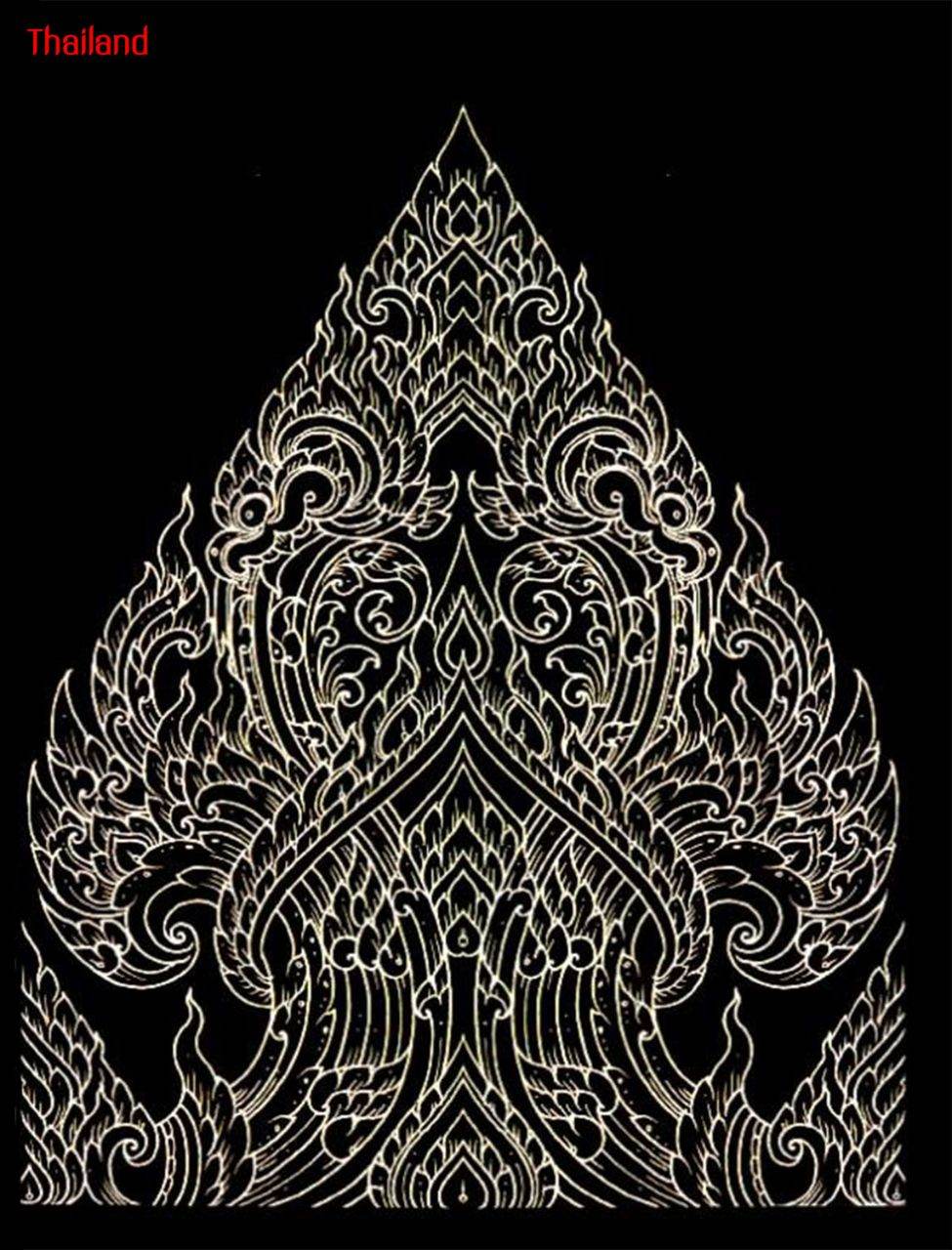 Thai Line Art "ลายไทย" ©credit: Thongchai Boon-on | THAILAND 🇹🇭