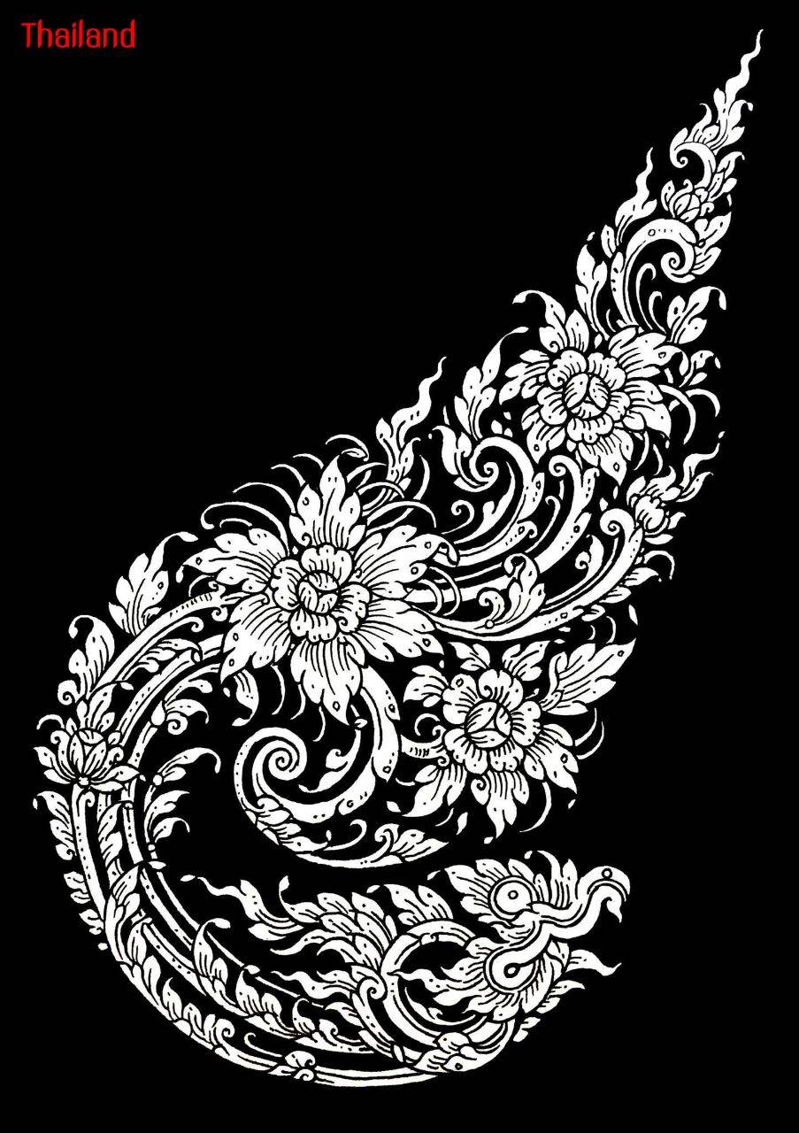 Thai Line Art "ลายไทย" ©credit: Thongchai Boon-on | THAILAND 🇹🇭