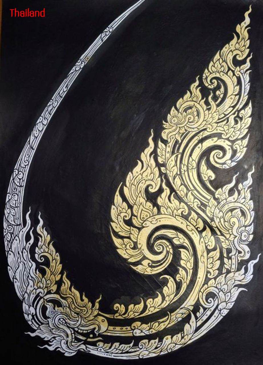 Thai Line Art "ลายไทย" ©credit: Thongchai Boon-on | THAILAND 🇹🇭