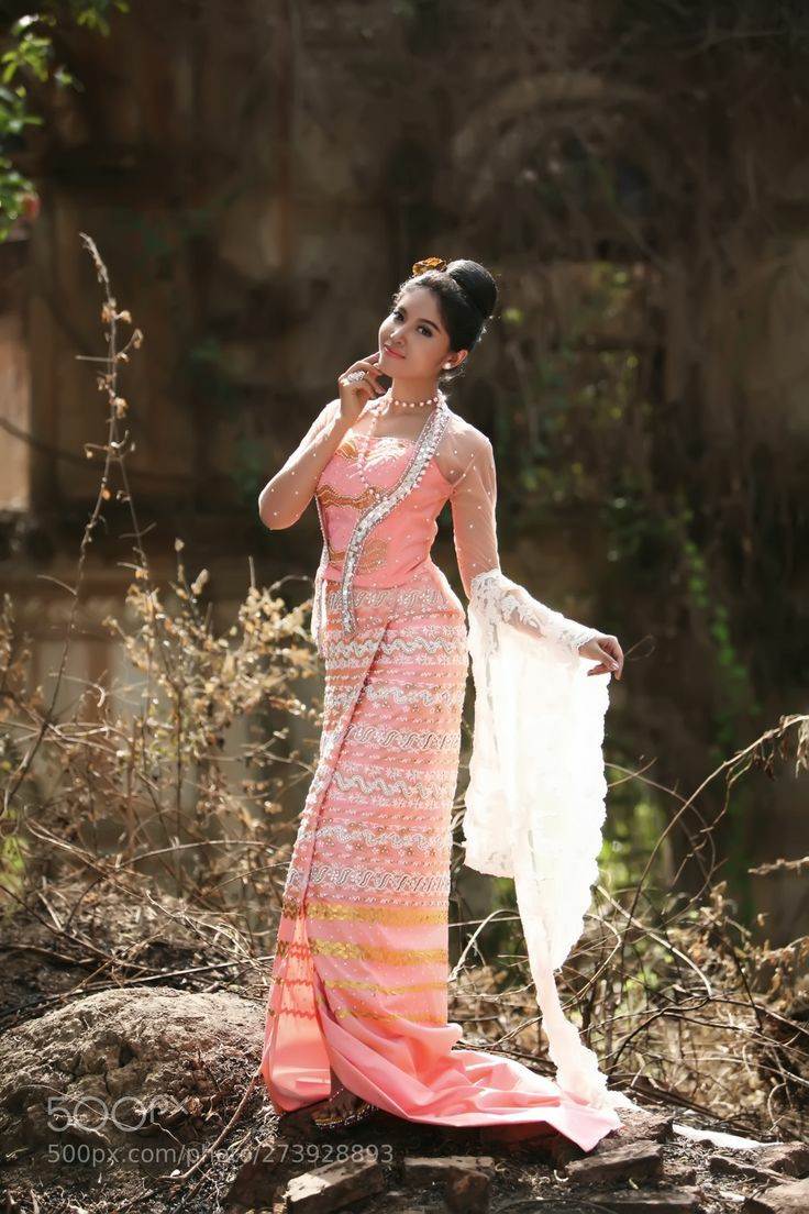 Myanmar wedding dress:สีสันอาเซียน ชุดเจ้าสาวชาวเมียนมาร์ งดงามหรูหราสมกับแหล่งอารยธรรม