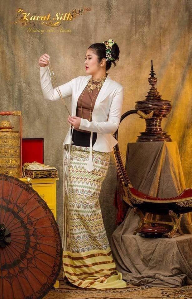 Myanmar wedding dress:สีสันอาเซียน ชุดเจ้าสาวชาวเมียนมาร์ งดงามหรูหราสมกับแหล่งอารยธรรม