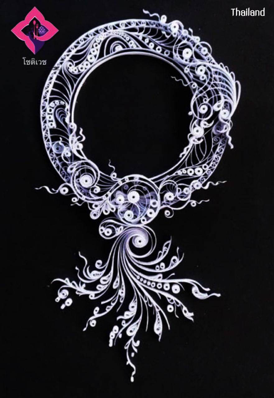 The Paper Art of Thai Garland "พวงมาลัยไทย" | THAILAND 🇹🇭