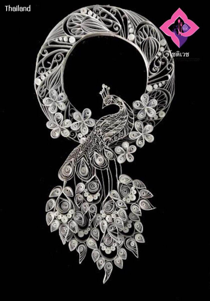 The Paper Art of Thai Garland "พวงมาลัยไทย" | THAILAND 🇹🇭