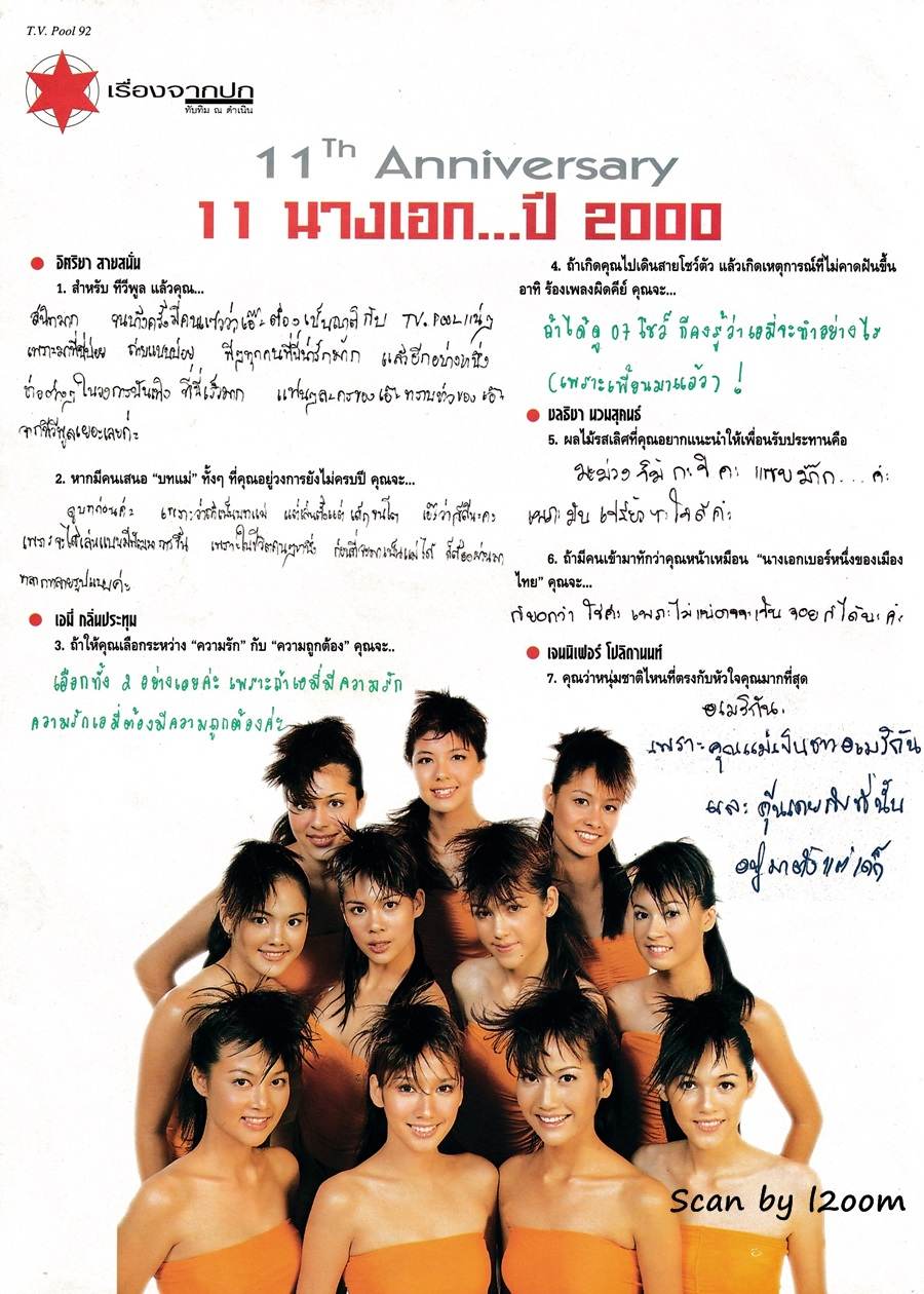 (วันวาน) นิตยสาร ทีวีพูล ปีที่ 11 ฉบับที่ 524 มิถุนายน 2543