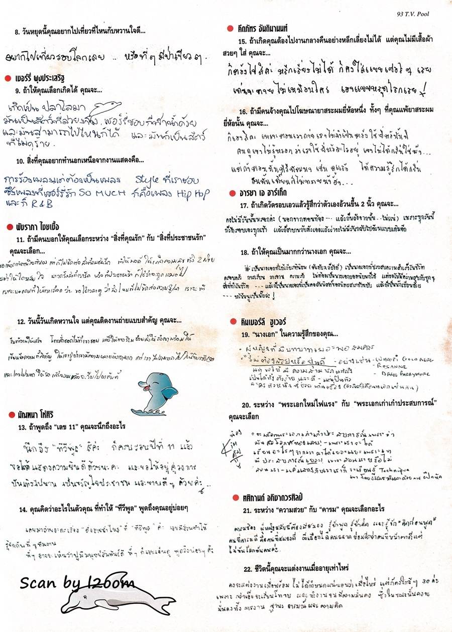 (วันวาน) นิตยสาร ทีวีพูล ปีที่ 11 ฉบับที่ 524 มิถุนายน 2543