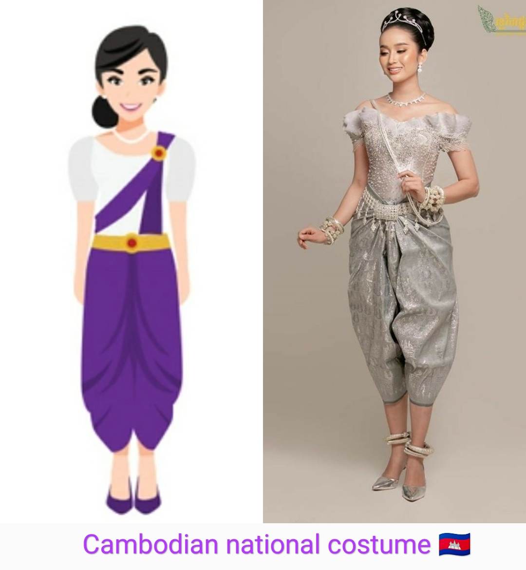 ชุดประจำชาติกัมพูชา🇰🇭