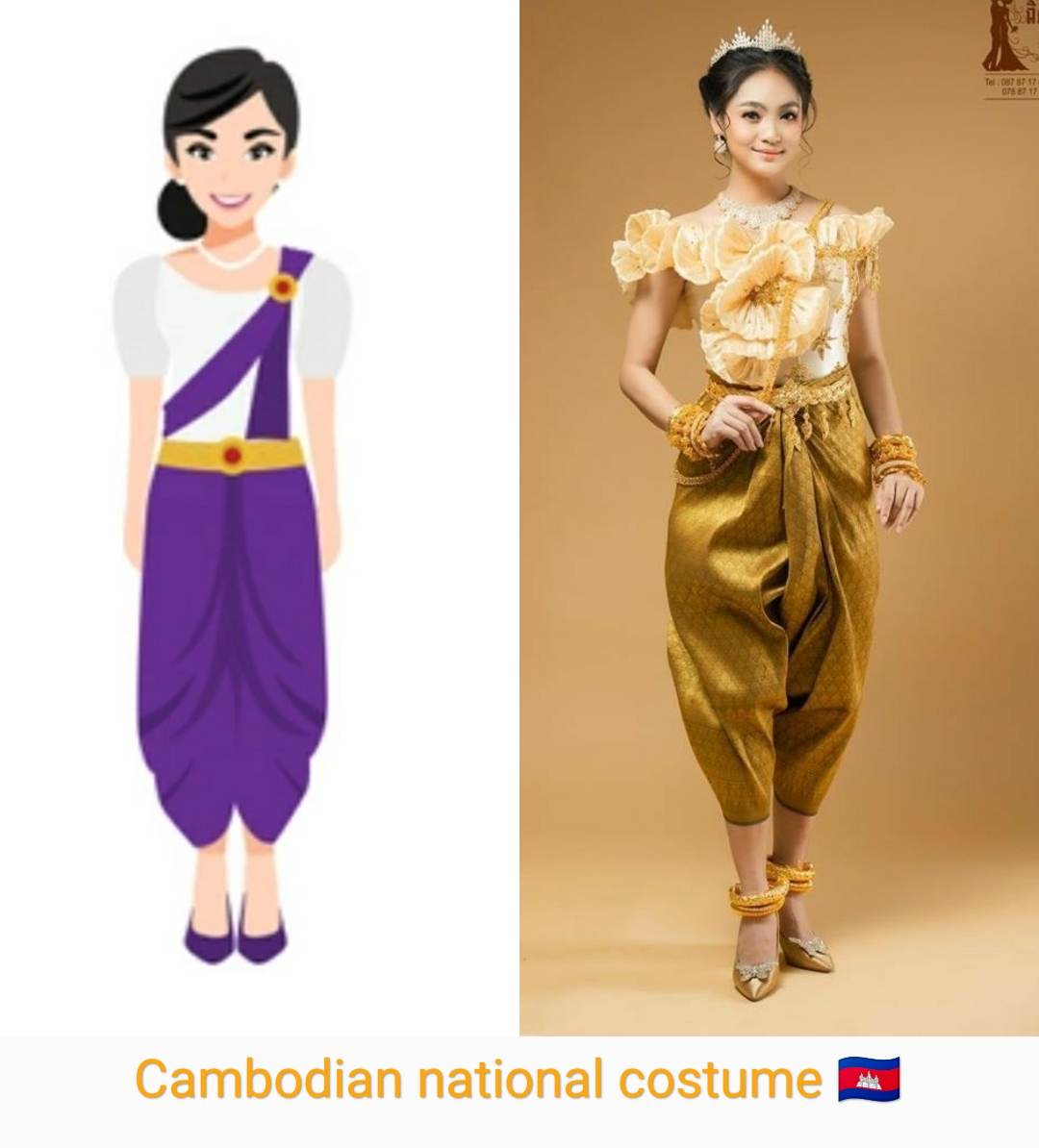 ชุดประจำชาติกัมพูชา🇰🇭