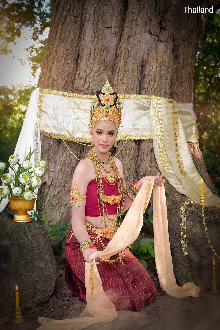 ทวารวดี -The Ancient Outfit of Dvaravati Era | THAILAND 🇹🇭