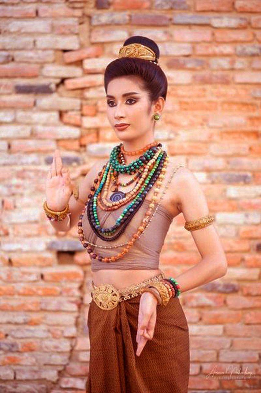 ทวารวดี -The Ancient Outfit of Dvaravati Era | THAILAND 🇹🇭