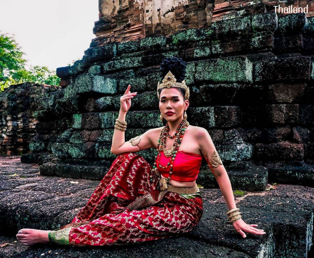 ทวารวดี -The Ancient Outfit of Dvaravati Era | THAILAND 🇹🇭