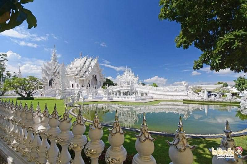 THAILAND 🇹🇭:Wat Rong Khun: The White Temple of Chiang Rai, Thailand
