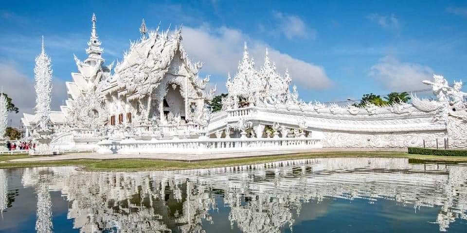 THAILAND 🇹🇭:Wat Rong Khun: The White Temple of Chiang Rai, Thailand
