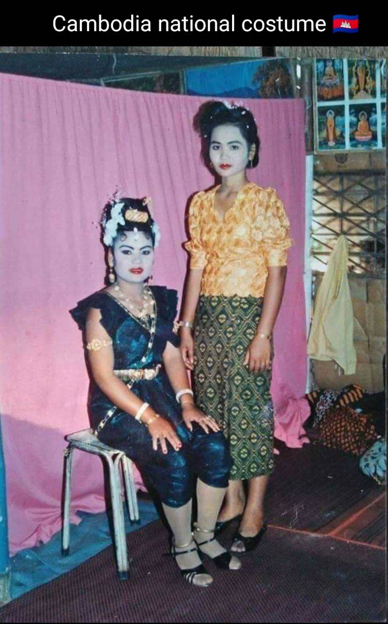 Cambodian national costume :🇰🇭Khmer wedding dress :Traditional Cambodian costume&hearts;️&hearts;️