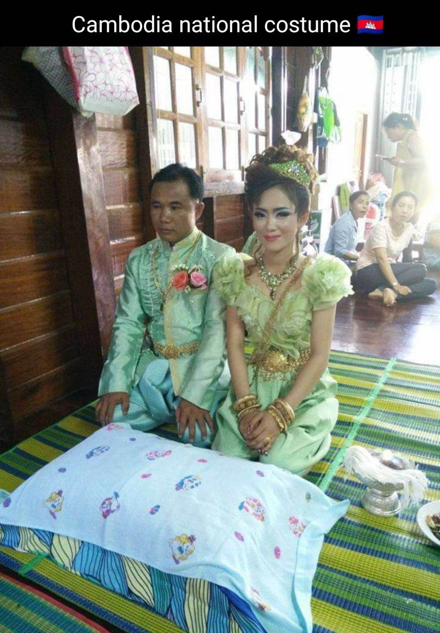 Cambodian national costume :🇰🇭Khmer wedding dress :Traditional Cambodian costume&hearts;️&hearts;️