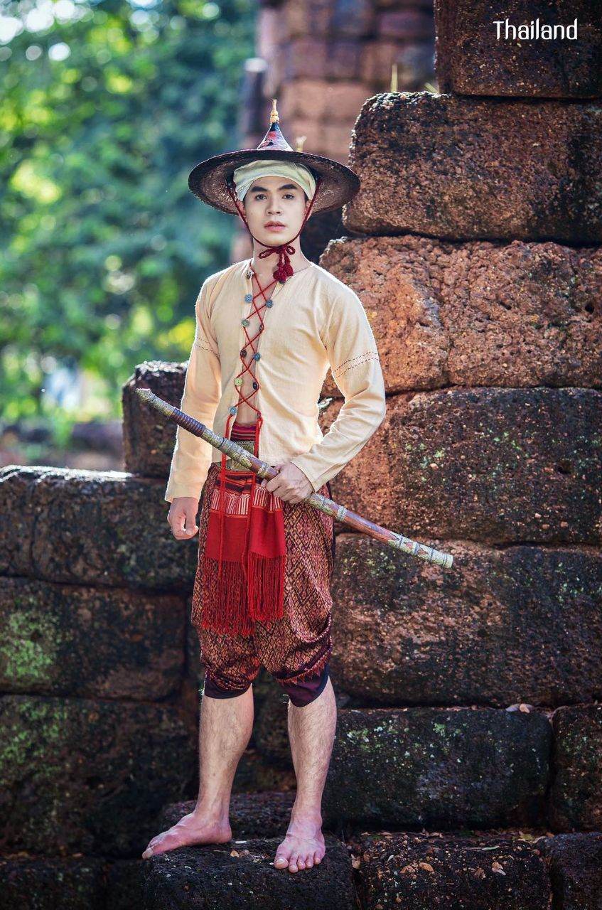 THAILAND 🇹🇭 | Isan traditional costume, บ่าวอีสาน