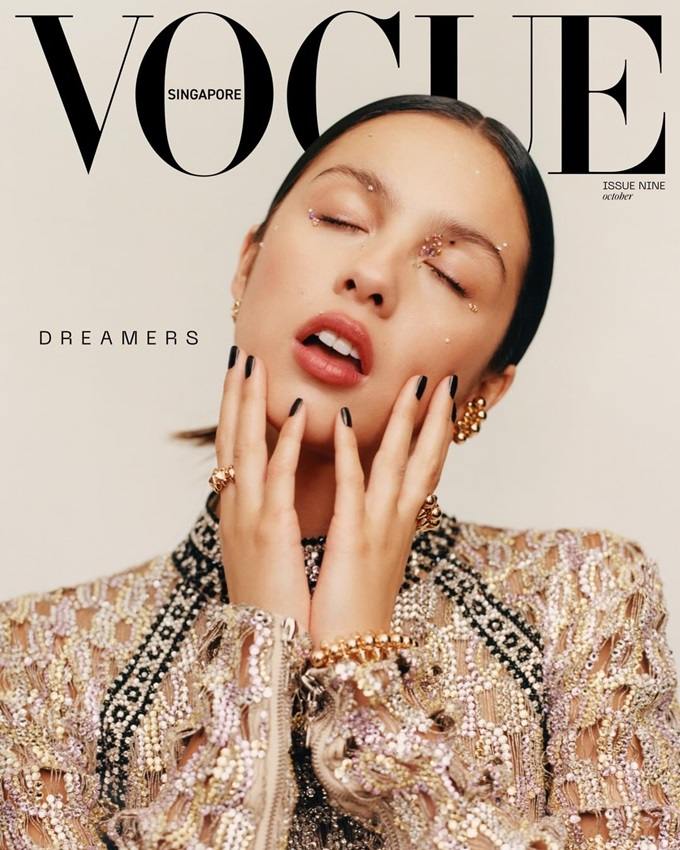 Olivia Rodrigo @ Vogue Singapore October 2021
