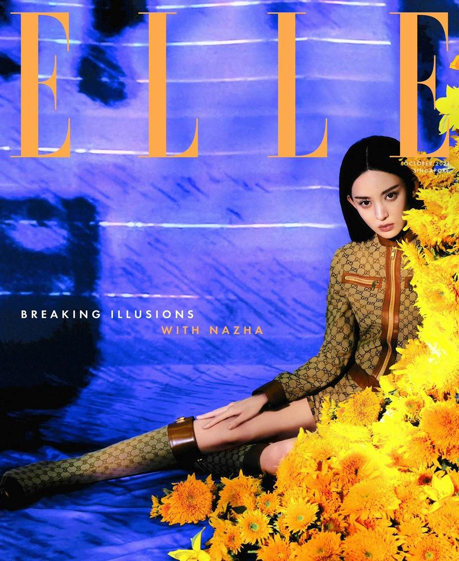 Guli Nazha @ ELLE Singapore October 2021