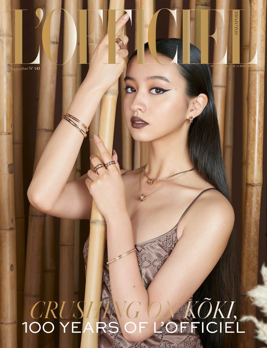 Koki @ L'Officiel Singapore September 2021