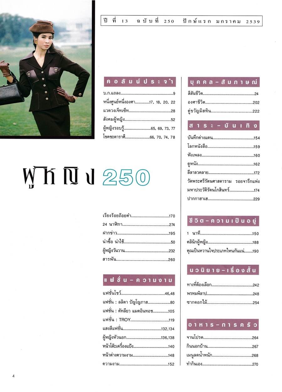 (วันวาน) หมิว ลลิตา @ นิตยสาร ผู้หญิง ปีที่ 13 ฉบับที่ 250 มกราคม 2539