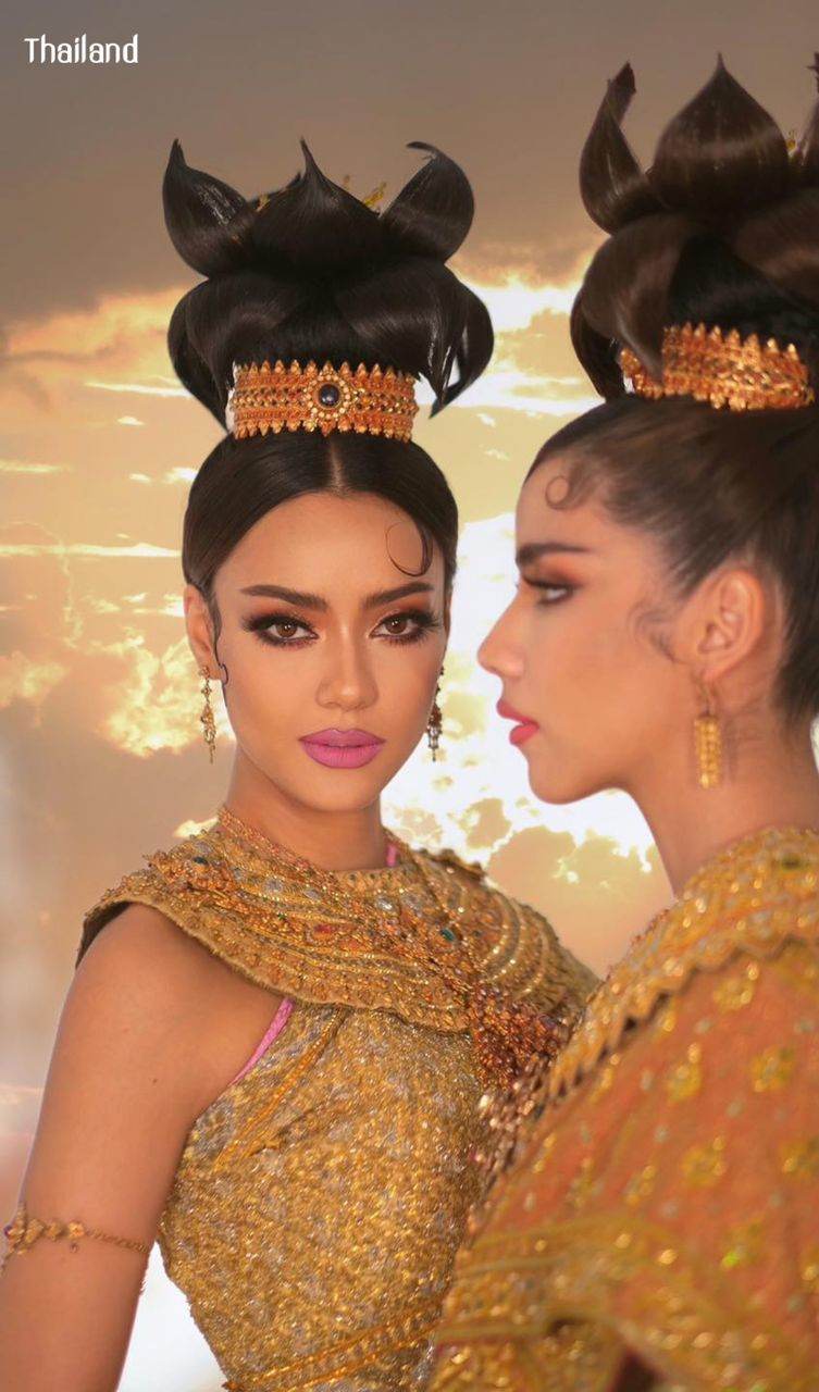 Gorgeous of 70's Hairstyle and Thai Dress in Loy Krathong Festival | THAILAND 🇹🇭