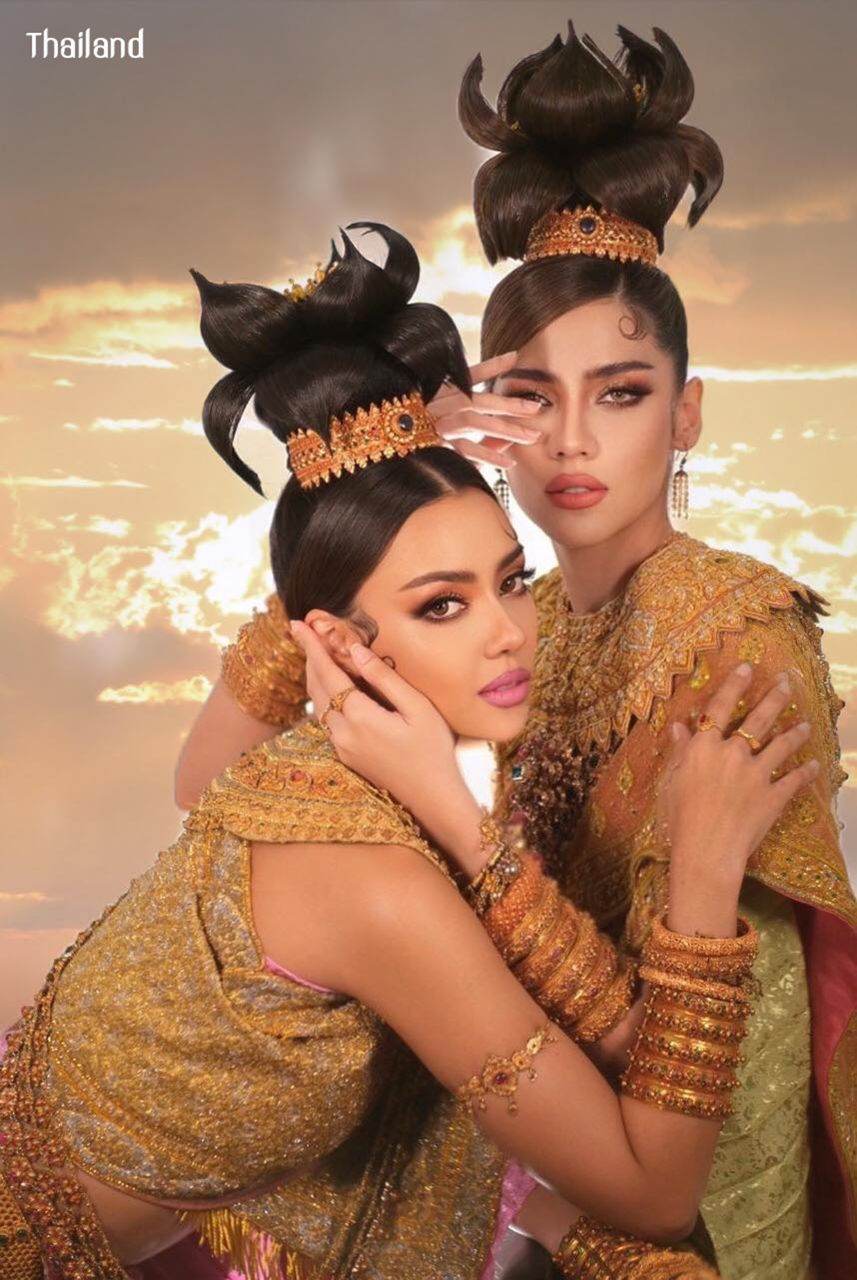 Gorgeous of 70's Hairstyle and Thai Dress in Loy Krathong Festival | THAILAND 🇹🇭