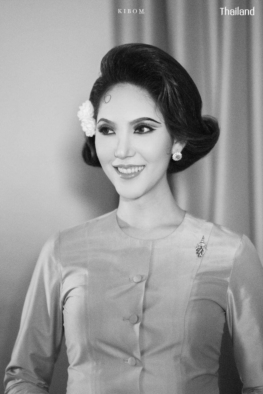 Thai National Costume and 70s Makeup & Hairstyle by Sakunjan | THAILAND 🇹🇭