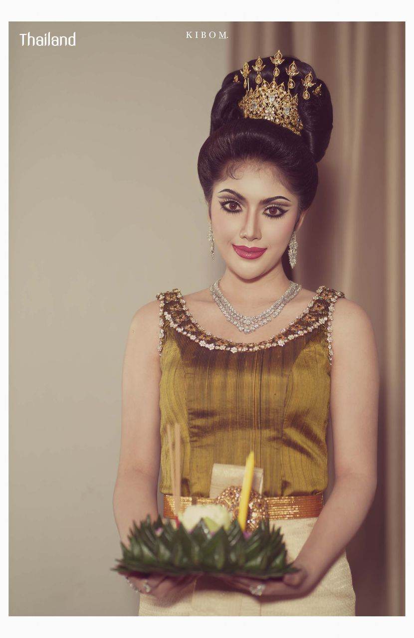 Thai National Costume and 70s Makeup & Hairstyle by Sakunjan | THAILAND 🇹🇭