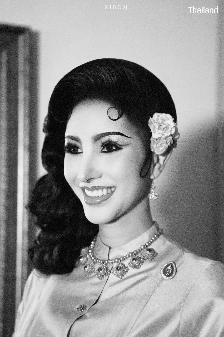 Thai National Costume and 70s Makeup & Hairstyle by Sakunjan | THAILAND 🇹🇭