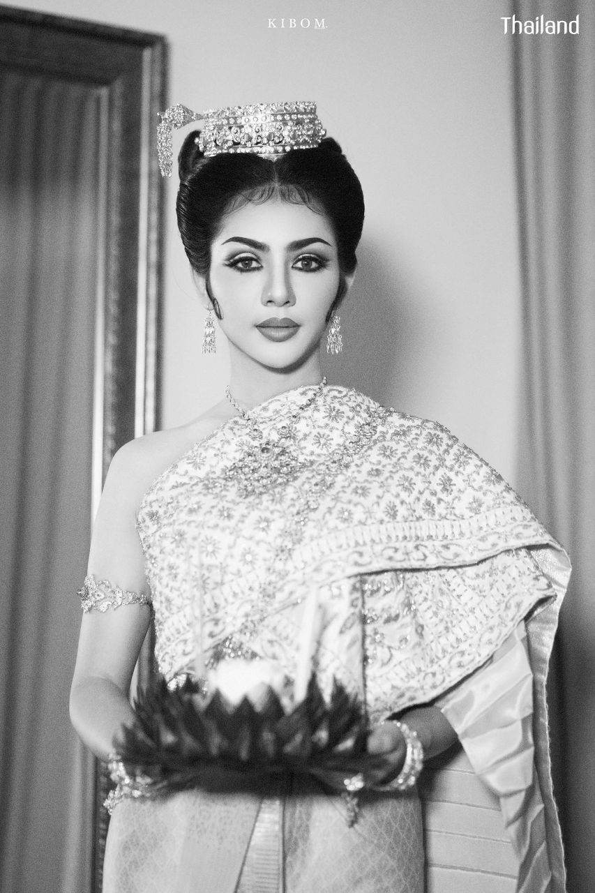 Thai National Costume and 70s Makeup & Hairstyle by Sakunjan | THAILAND 🇹🇭