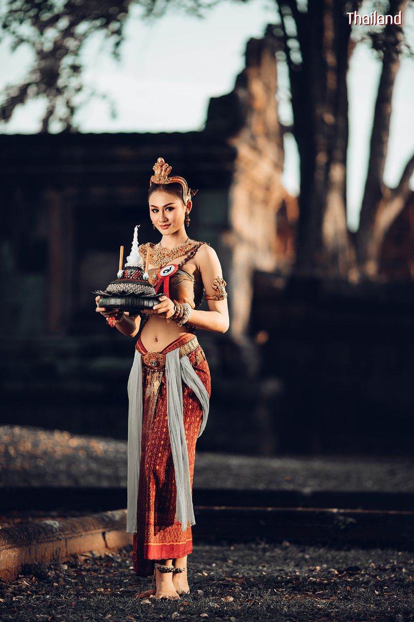 Loy Krathong Festival and The Beautiful of Nakee (Naga) Costume | THAILAND 🇹🇭