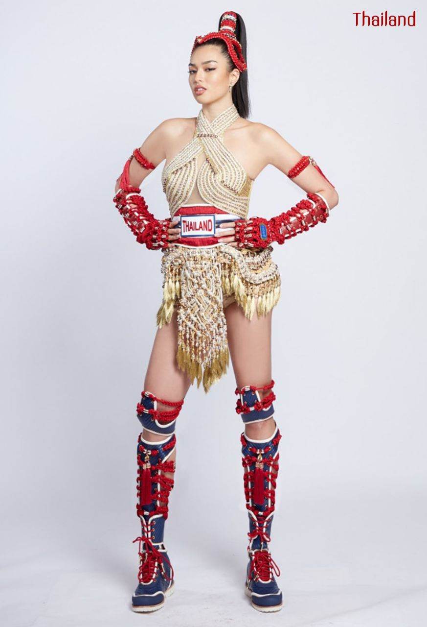 𝐓𝐇𝐀𝐈 𝐍𝐀𝐓𝐈𝐎𝐍𝐀𝐋 𝐂𝐎𝐒𝐓𝐔𝐌𝐄 "นางคาด" (Woman of steel) by Anchilee Scott-Kemmis | THAILAND 🇹🇭