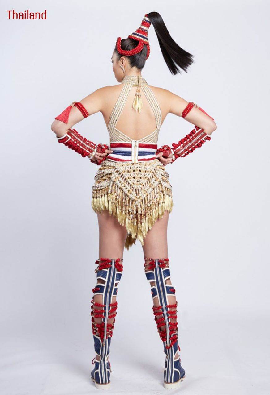 𝐓𝐇𝐀𝐈 𝐍𝐀𝐓𝐈𝐎𝐍𝐀𝐋 𝐂𝐎𝐒𝐓𝐔𝐌𝐄 "นางคาด" (Woman of steel) by Anchilee Scott-Kemmis | THAILAND 🇹🇭