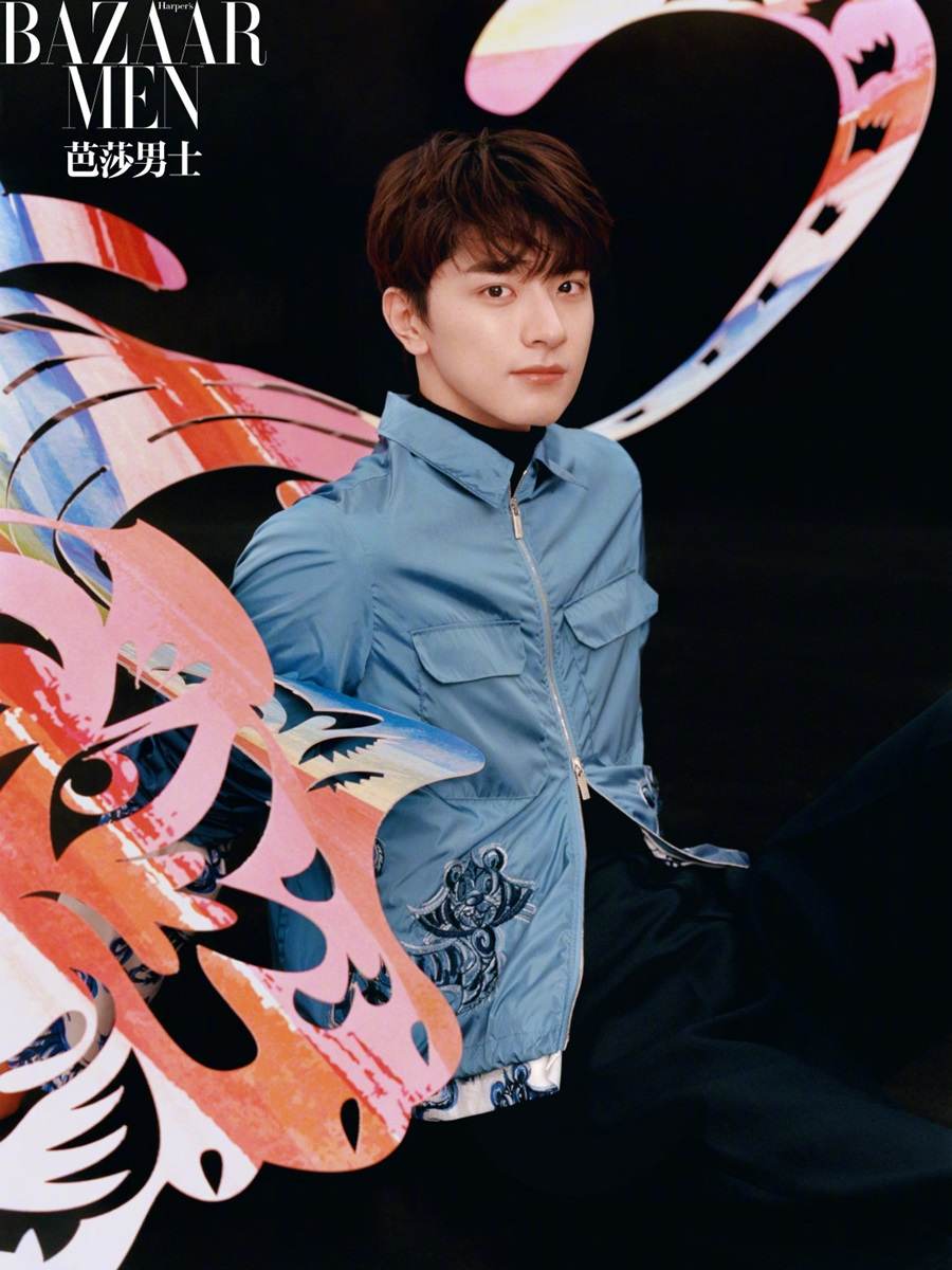 LinYi @ Harper&rsquo;s Bazaar Men China January 2022