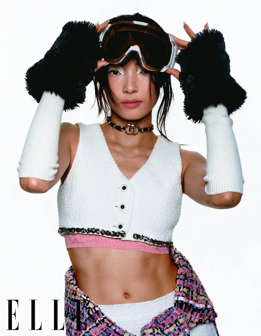 Ju Xiaowen @ ELLE China February 2022