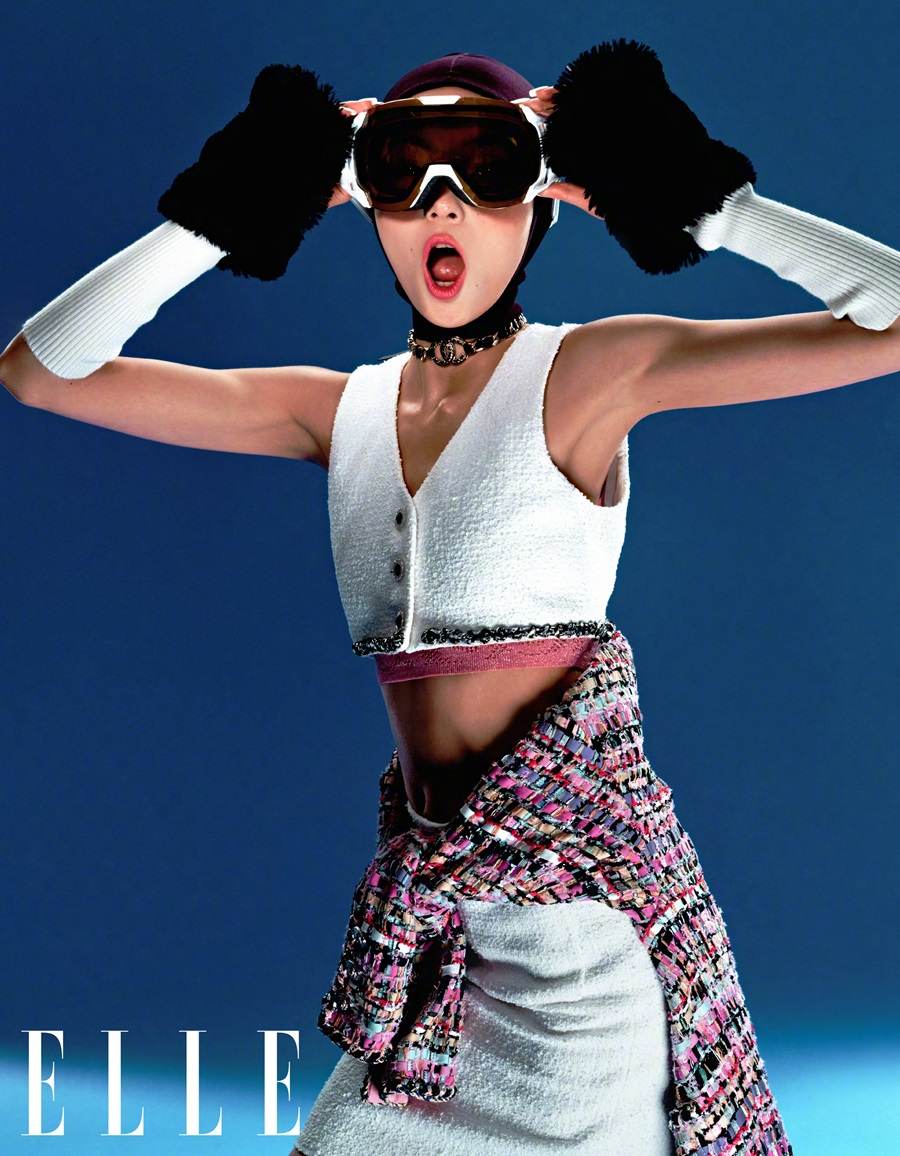 Ju Xiaowen @ ELLE China February 2022
