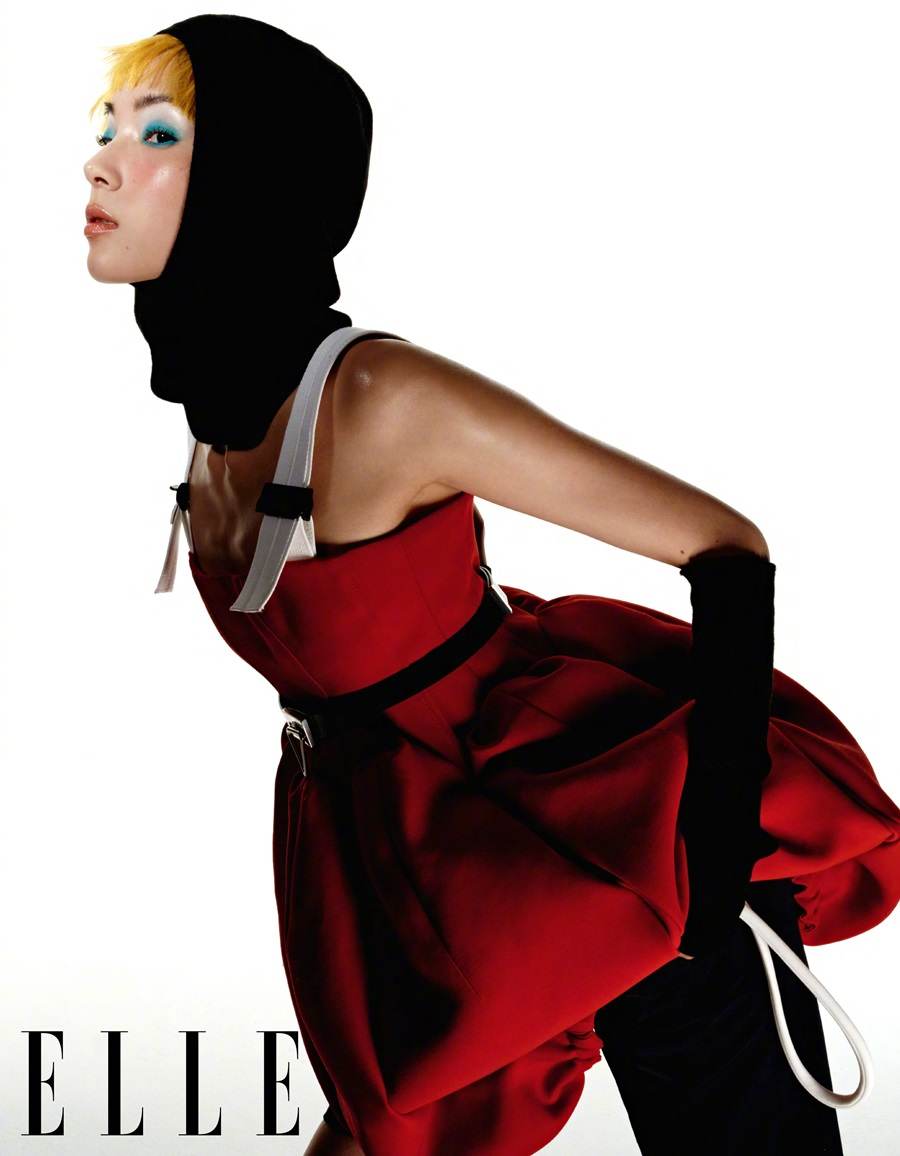 Ju Xiaowen @ ELLE China February 2022