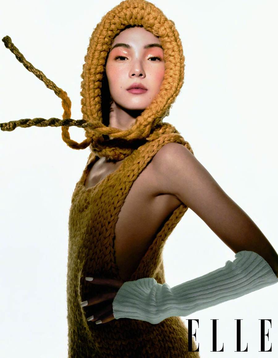Ju Xiaowen @ ELLE China February 2022