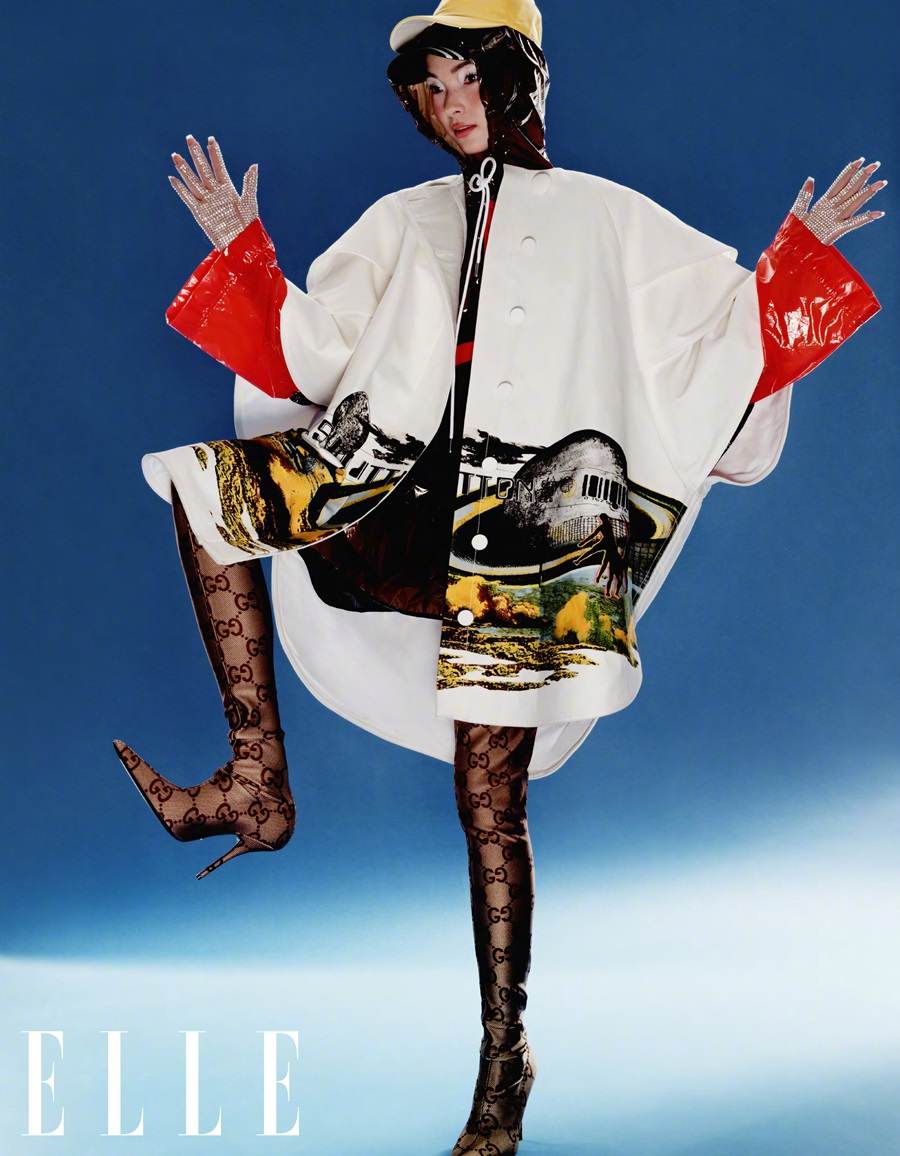 Ju Xiaowen @ ELLE China February 2022