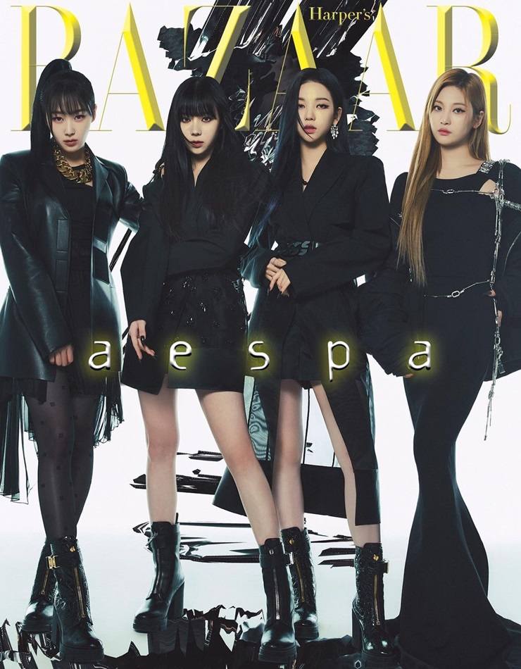 aespa @ Harper&rsquo;s Bazaar Korea January 2022