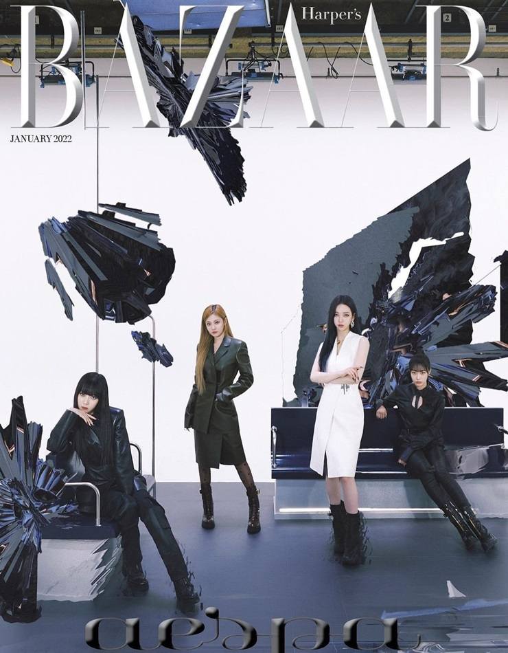 aespa @ Harper&rsquo;s Bazaar Korea January 2022