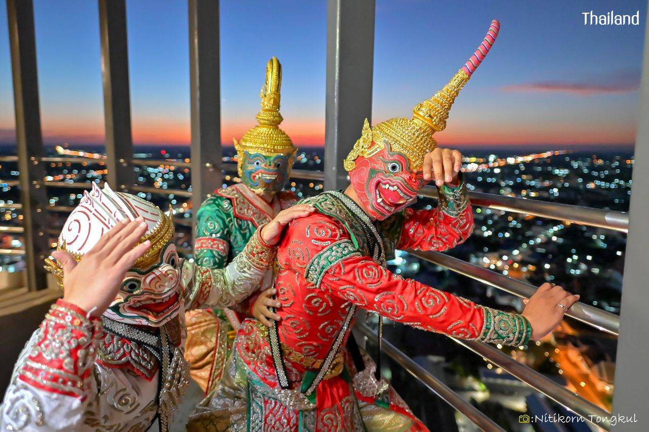 Khon on The Roi-Et Tower | THAILAND 🇹🇭
