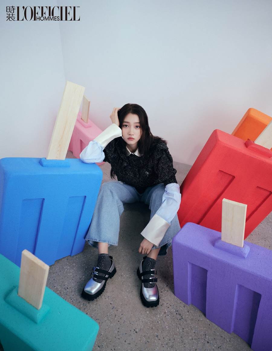 Guan Xiaotong @ L&rsquo;Officiel Hommes China February 2022
