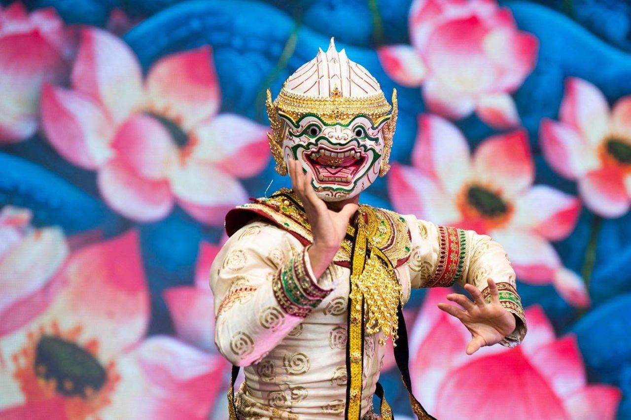 🇹🇭Khon Mask Dance Drama In Thailand #UNESCO