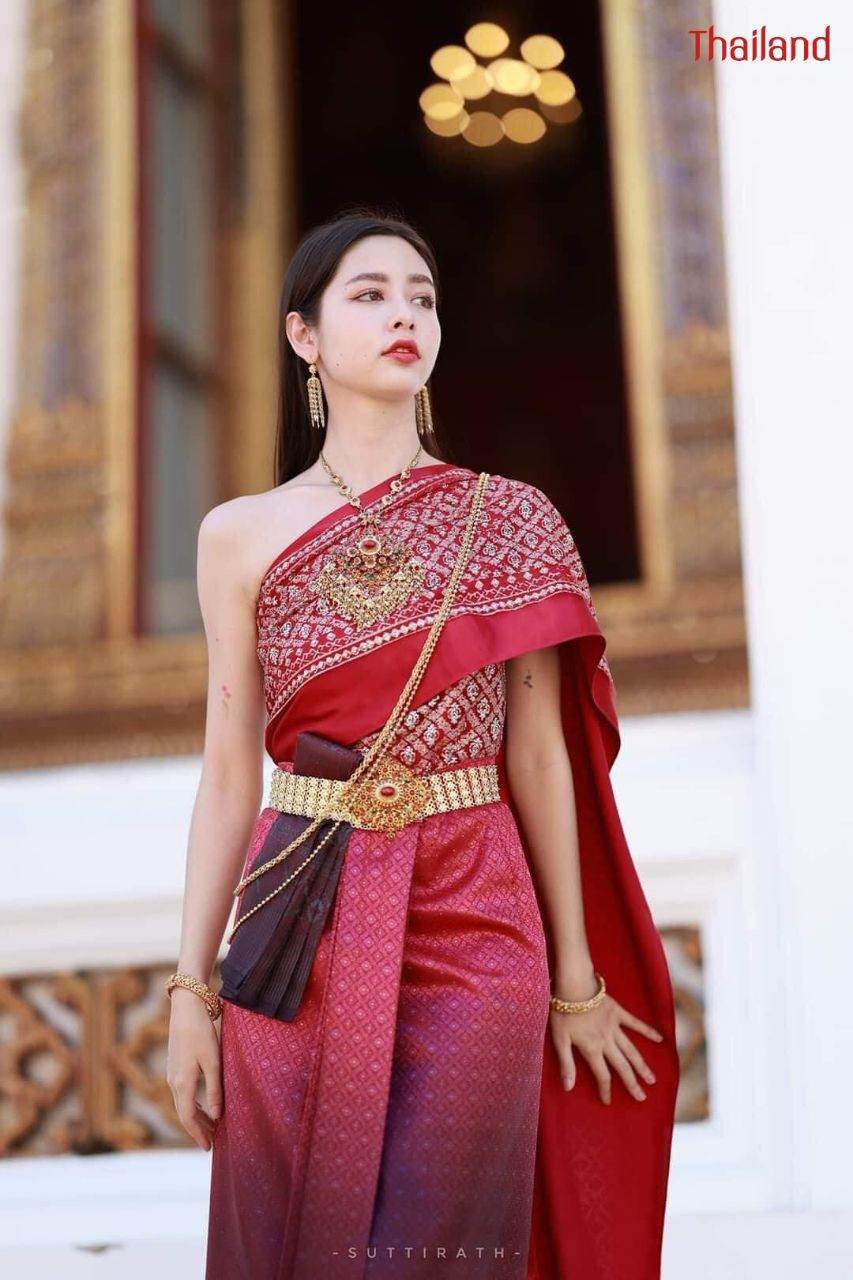 Radiant Lady in Thai National Costume | THAILAND 🇹🇭